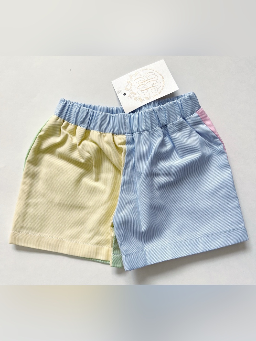The Beaufort Bonnet Company 12/18m Shelton Shorts Blue/Yellow/Pink/Mint NWT